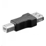 Microconnect USBAFB Προσαρμογέας καλωδίου USB B USB A μαύρο