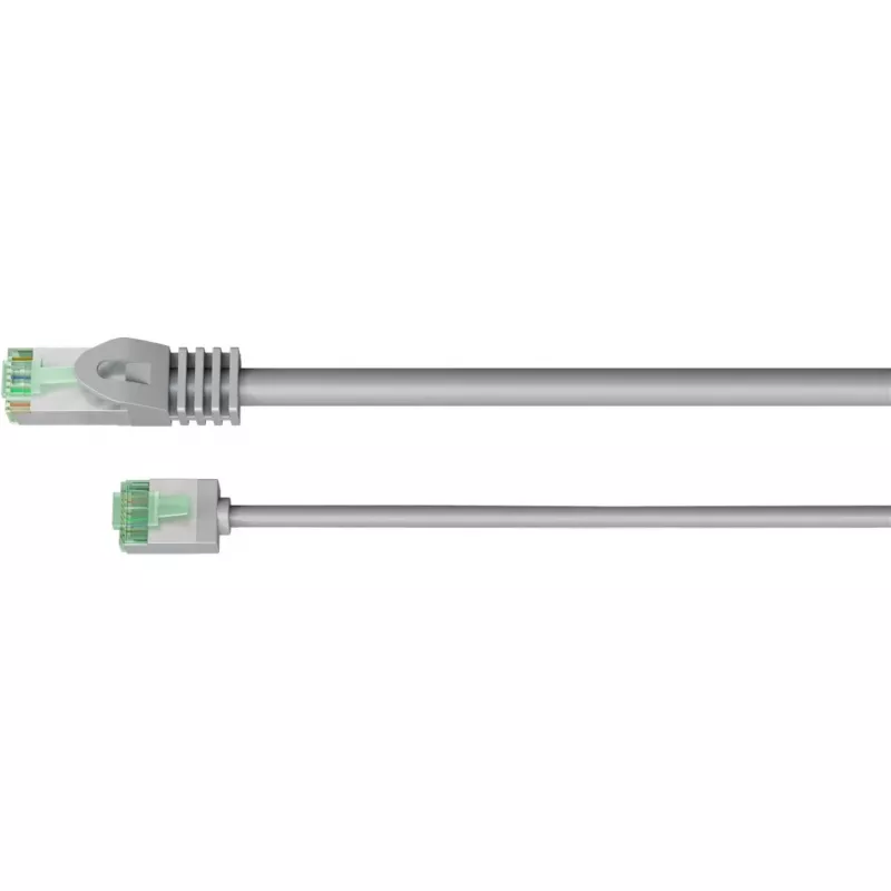 Καλώδιο δικτύου Goobay 74346 RJ-45 Cat8.1 1m γκρι