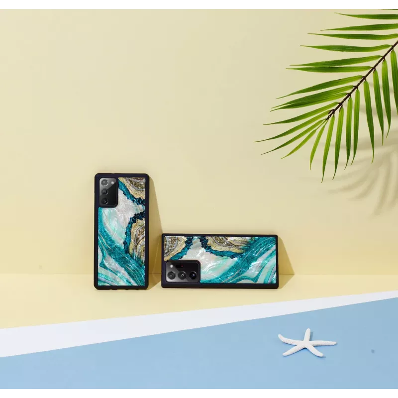 Προστατευτική θήκη iKins για Samsung Galaxy Note 20 Ultra — σχέδιο Aqua Agate