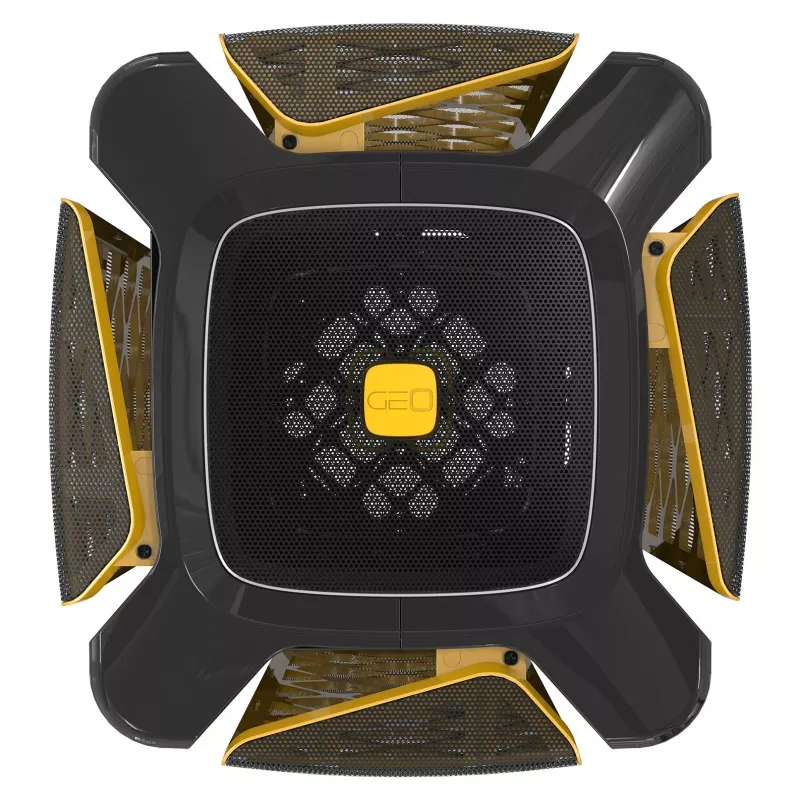 Κουτί υπολογιστή Geometric Future M2 THE ARK κουτί Mini-ITX μαύρο