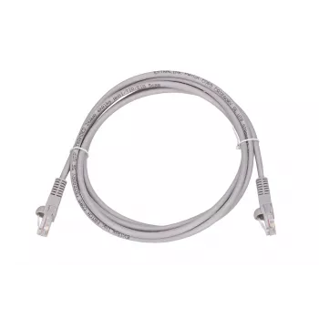 Καλώδιο Patch LAN Extralink Cat.5e UTP 2 m, RJ-45 σε RJ-45, γκρι