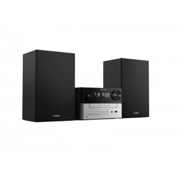 Philips TAM3205M2 Σύστημα ήχου σπιτιού Μικροσύστημα ήχου σπιτιού 20 W Μαύρο, Ασημί