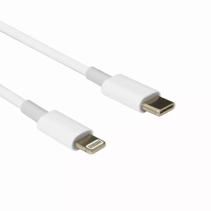 Sbox iPH./8pin αρσενικό->TYPEC αρσενικό 1M TYPEC-IPH7 λευκό