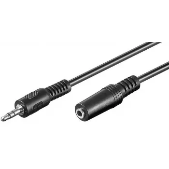 Microconnect AUDLR5 Καλώδιο ήχου 5 m 3,5 mm Μαύρο