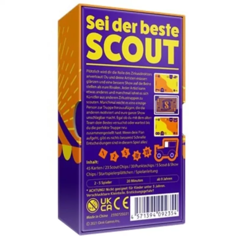 Scout, παιχνίδι με κάρτες