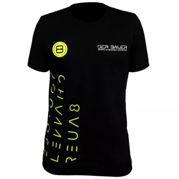 T-Shirt der8auer YT-Design Μέγεθος S – άνετο βαμβακερό T-Shirt, με der8auer-Branding