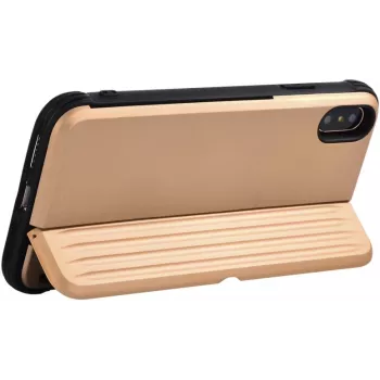 Θήκη προστασίας Devia H-Card Series για iPhone XS/X 5,8 ίντσες, χρυσή