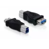 Προσαρμογέας USB DeLOCK USB 3.0-B M σε USB 3.0-A FM 65179