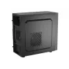 Κουτί PC NATEC Helix Mini Tower μαύρο — microATX/Mini-ITX, 3×3,5 ίντσες + 5×2,5 ίντσες, GPU 33 cm, θύρες USB-C/USB-A