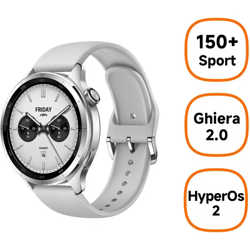 Smartwatch Xiaomi Watch S4 Ασημί