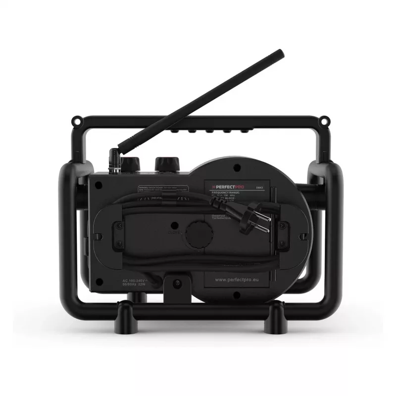 Perfectpro DABBOX ραδιόφωνο εργοταξίου DAB+ FM AUX Bluetooth αντιχτυπητικό