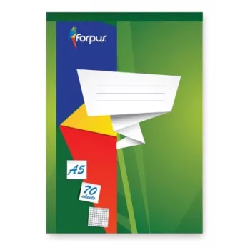 Τετράδιο, αφαιρούμενες σελίδες, Forpus, A5/70, καρό 0723-002