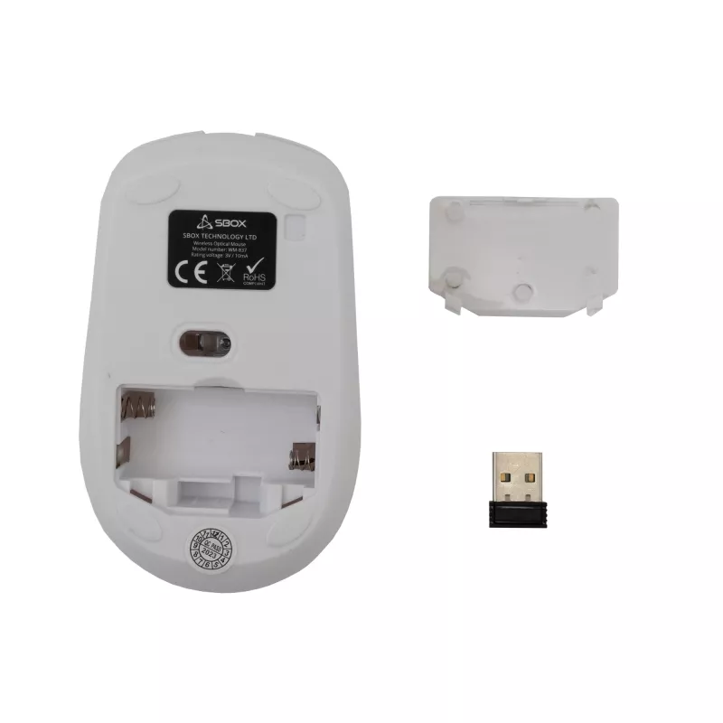 Ποντίκι SBOX WM-837 λευκό USB Type-A