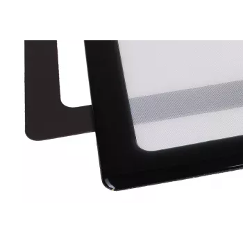 Φίλτρο σκόνης DEMCiflex DF0506 230 mm τετράγωνο, μαύρο, πλενόμενο πλέγμα, για ανεμιστήρα ή άνοιγμα εξαερισμού 230×230 mm