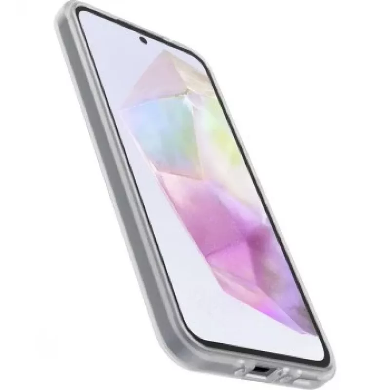Θήκη κινητού OTTERBOX React Series για Samsung Galaxy A35, διαφανής, λεπτή προστατευτική θήκη
