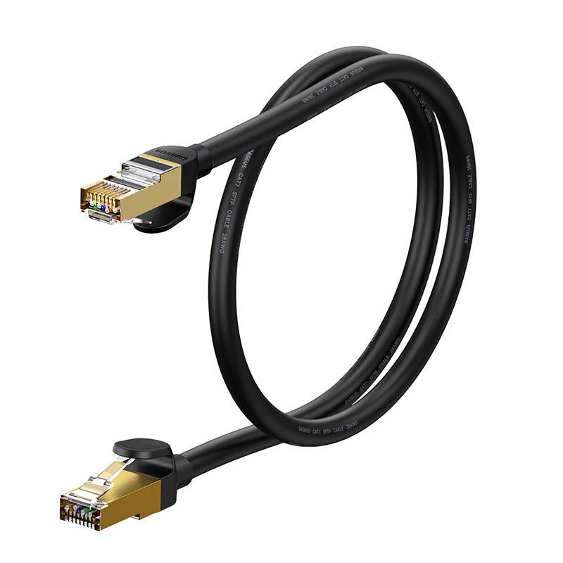 Καλώδιο δικτύου Baseus Ethernet RJ45, 10Gbps, 1m (μαύρο)