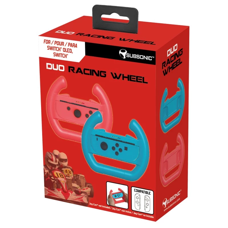 Τιμόνι Subsonic Superdrive για Nintendo Switch Joy-Con, συσκευασία 2 τεμ. (SA5597)