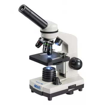 Οπτικό σύνθετο μικροσκόπιο Deltaoptical DO-3210 – μονοφθάλμιο, 3 αχρωματικοί φακοί, φωτισμός LED, 40–400×, κεφαλή με κλίση 45° περιστρεφόμενη