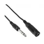 Microconnect AUDNU5 Καλώδιο ήχου 5 m 6,35 mm Μαύρο