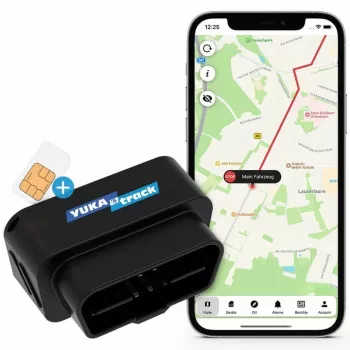 YUKAtrack GPS tracker Αυτοκίνητο Οχήματα Φορτηγά με κάρτα SIM και πακέτο δεδομένων Πανευρωπαϊκή LIVE εντοπισμός