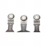 FEIN E-Cut Combo Starlock WOOD & METAL Σετ λεπίδων πριονιού 35222967100, 3 λεπίδες βύθισης (Long-Life 50 x 35 mm και 50 x 65 mm, Universal 55 x 44 mm), Υποδοχή Starlock