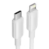 Καλώδιο USB-C σε Lightning 3A 480Mbit/s 1m ΛΕΥΚΟ