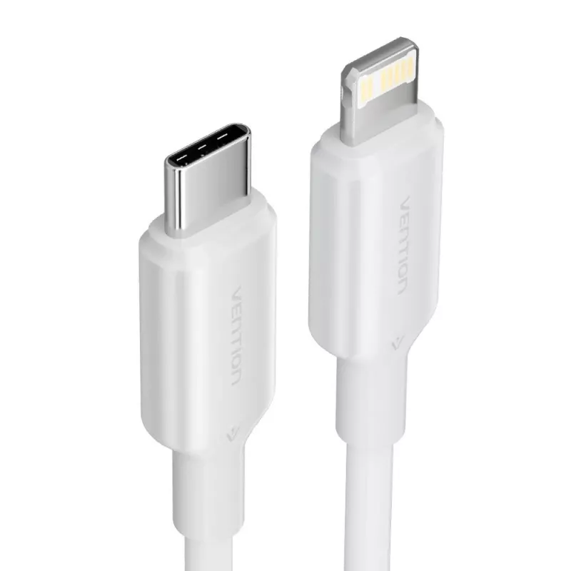 Καλώδιο USB-C σε Lightning 3A 480Mbit/s 1m ΛΕΥΚΟ