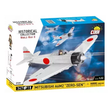 Σετ κατασκευής Cobi Mitsubishi A6M2 „Zero-Sen“ — 347 τεμάχια, συνιστώμενη ηλικία 3+