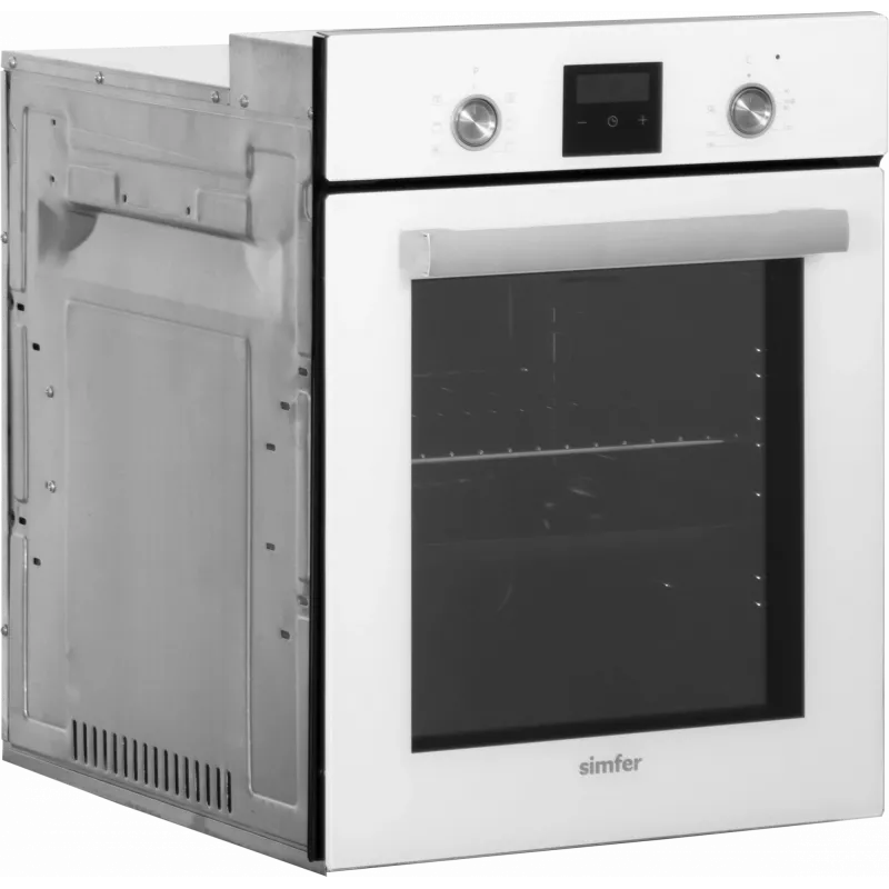 Εντοιχιζόμενος φούρνος SIMFER 4207DERBB.1 — 47 L, πολυλειτουργικός, χειροκίνητος έλεγχος, 45 cm, λευκό