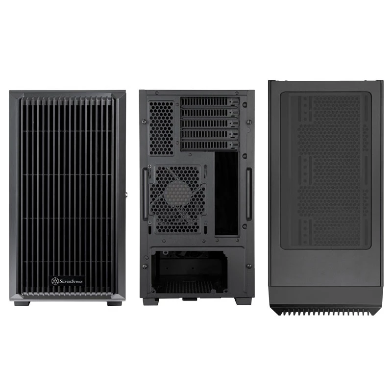Silverstone CS382 μαύρο