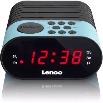 Ρολόι-ραδιόφωνο Lenco CR-07 μαύρο μπλε