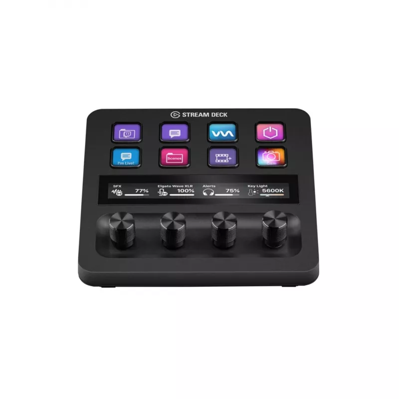 Elgato Stream Deck + ΕΠΕΞΕΡΓΑΣΙΑ Μαύρο 8 Πλήκτρα