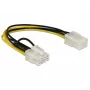 Εσωτερικό καλώδιο τροφοδοσίας DeLOCK 83775 0,2 m PCI-E 8-Pin σε 6-Pin