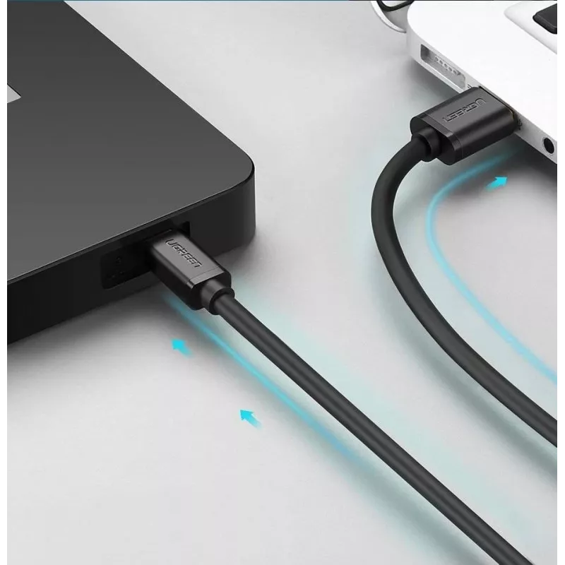 Καλώδιο USB Ugreen - Mini-USB 480 Mbit/s 3 m US132 (μαύρο)