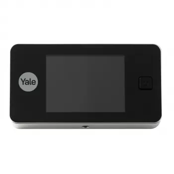 Ψηφιακός ματάκιας πόρτας Yale 45-0500-1432-00-6011 — οθόνη LCD 8,13 cm, γωνία θέασης 105°, γωνία 110°, μαύρο, 2×AAA