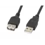 Καλώδιο USB Lanberg CA-USBE-10CC-0030-BK 3m USB 2.0 Μαύρο