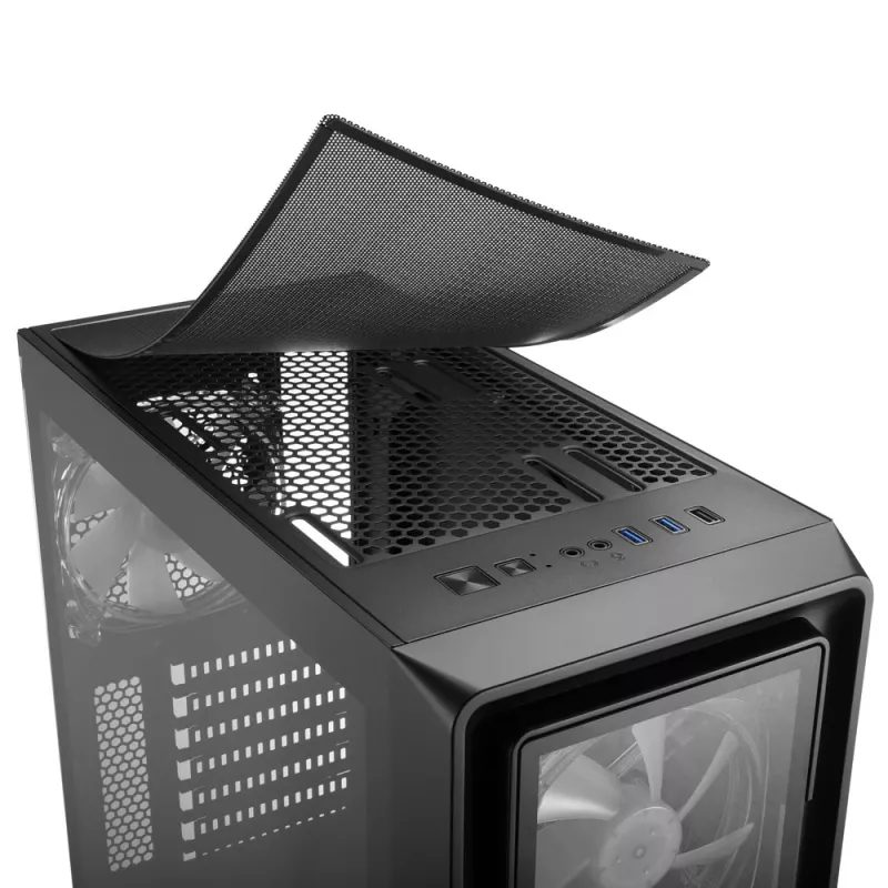 Κουτί PC Sharkoon TK4 RGB Midi Tower μαύρο