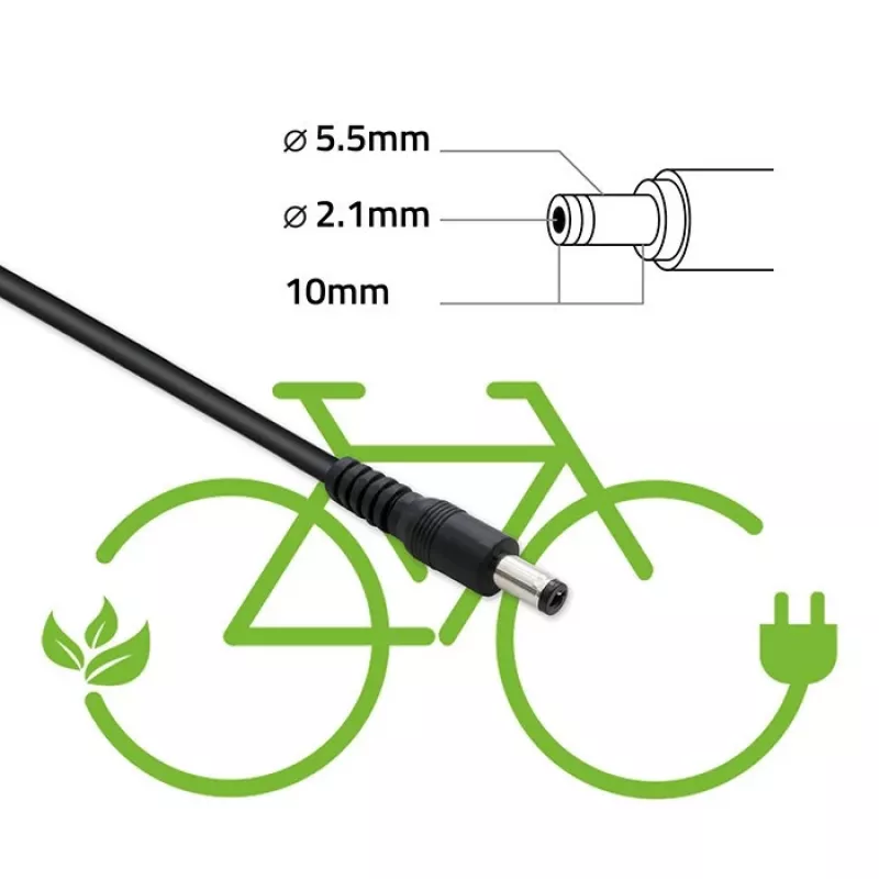 Qoltec 50761 Φορτιστής για μπαταρίες E-Bike 36V | 42V | 2A | 5,5*2,5