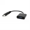 Αντάπτορας DisplayPort σε VGA μαύρο