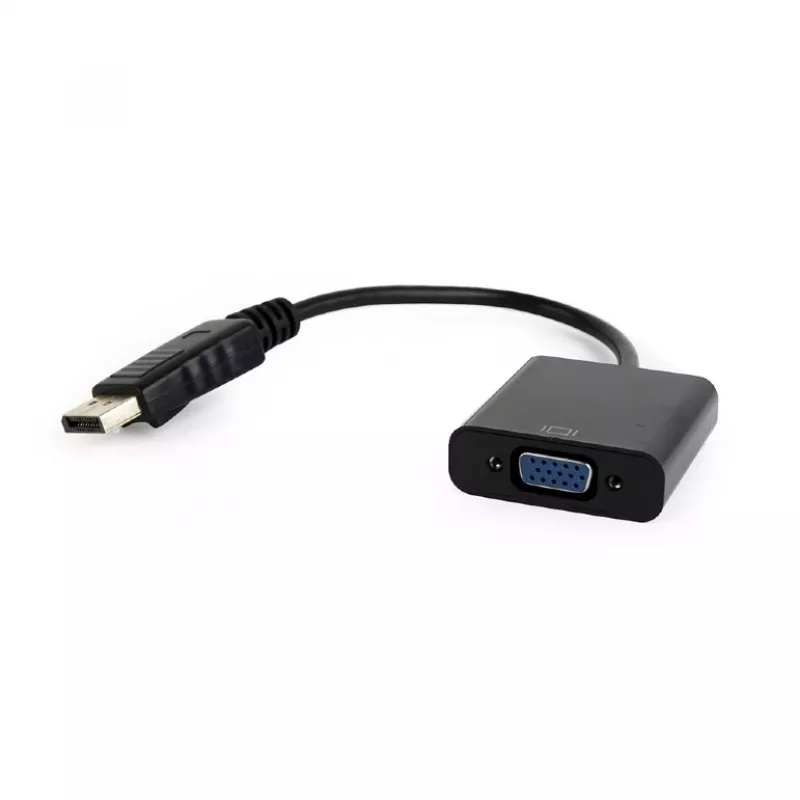 Αντάπτορας DisplayPort σε VGA μαύρο