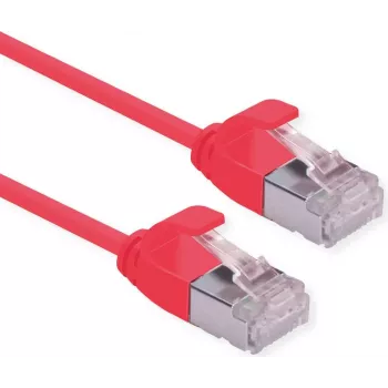 ROLINE U/FTP DataCenter Καλώδιο patch Cat.6A (Κλάση EA), LSOH, λεπτό, Κόκκινο, 1 m (21.15.3313)