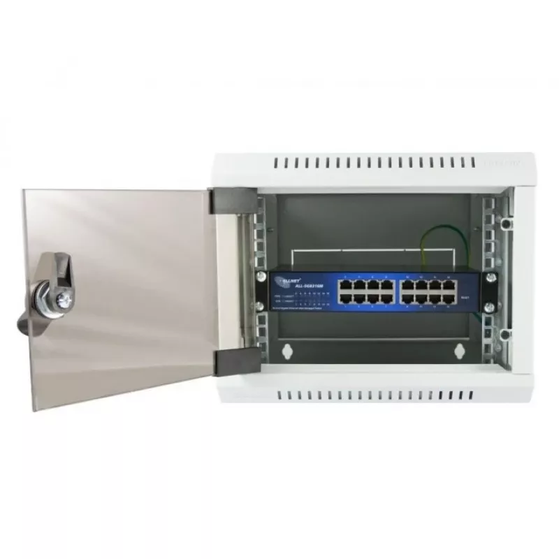 Managed Switch ALLNET 112534 L2 Gigabit Ethernet 16 θύρες 19U μαύρο