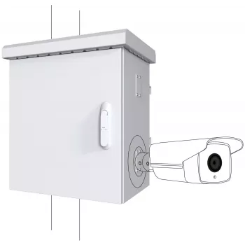 Lanview RCCTV004 ράφι rack 0U λευκό