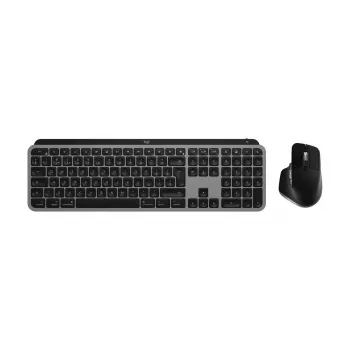 Logitech MX Keys S Combo για Mac, ασύρματο, σετ πληκτρολογίου και ποντικιού DE-Layout, πλήκτρα και λειτουργίες βελτιστοποιημένα για macOS