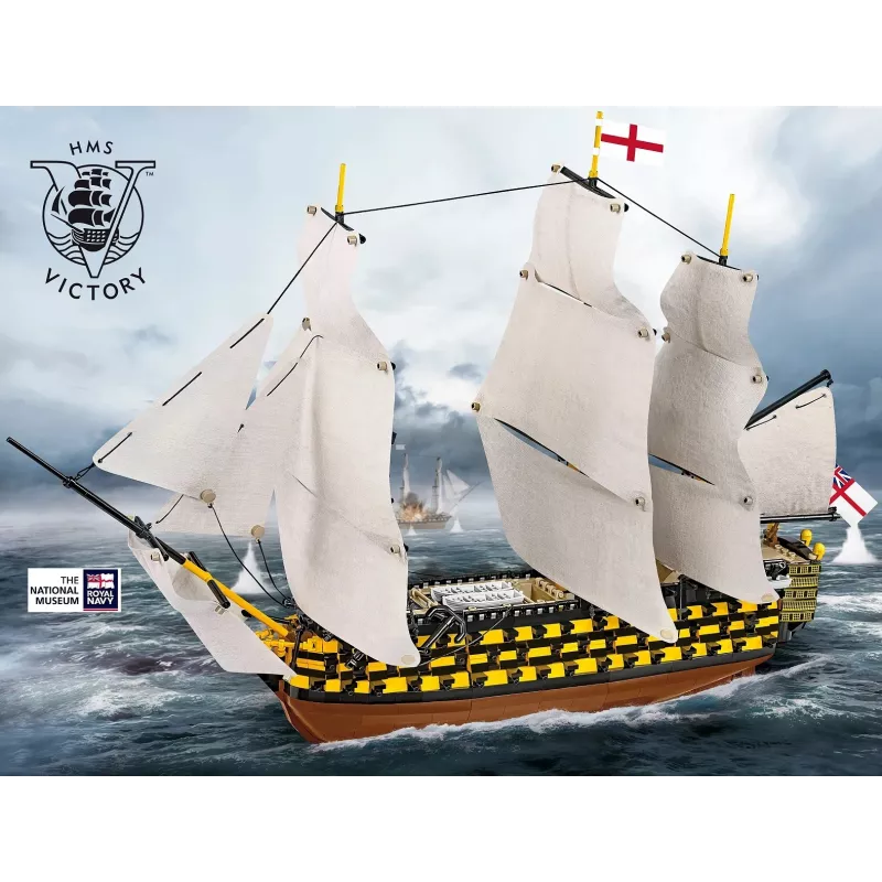 Σετ κατασκευής Cobi HMS Victory — 2.517 τεμ., λεπτομερές ιστορικό μοντέλο ιστιοφόρου
