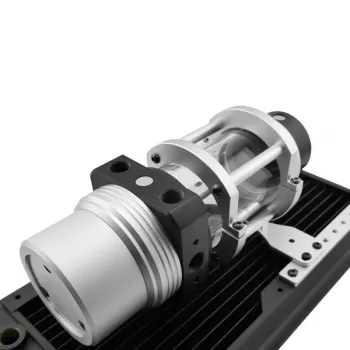 Singularity Computers Protium Reservoir 100mm - Ασετυλικό, ασημί, μαύρο