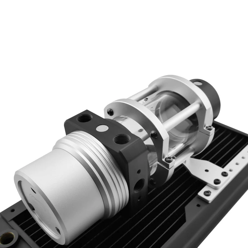 Singularity Computers Protium Reservoir 100mm - Ασετυλικό, ασημί, μαύρο