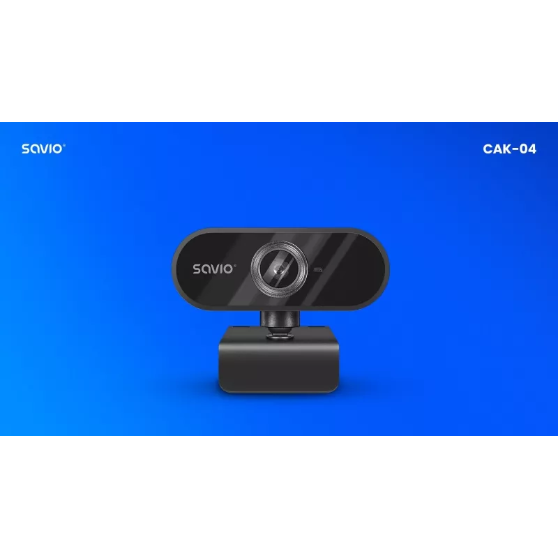 Savio CAK-04 Webcam 720 MP 1280 x 720 Pixel USB Μαύρο