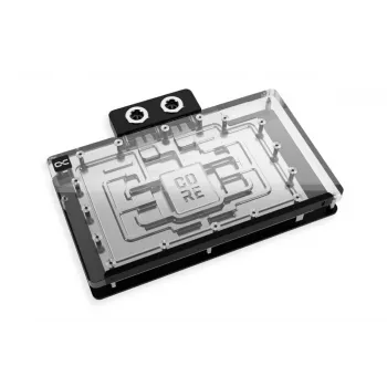 Backplate Alphacool 10268 ακρυλικό αλουμίνιο χρώμιο χαλκός νάιλον μαύρο 160,8 mm