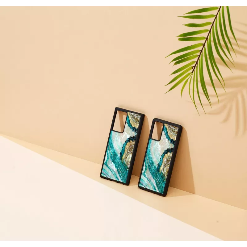 Προστατευτική θήκη iKins για Samsung Galaxy Note 20 — σχέδιο Aqua Agate